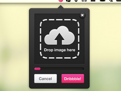 Mac Upload for Dribbble mac ui upload