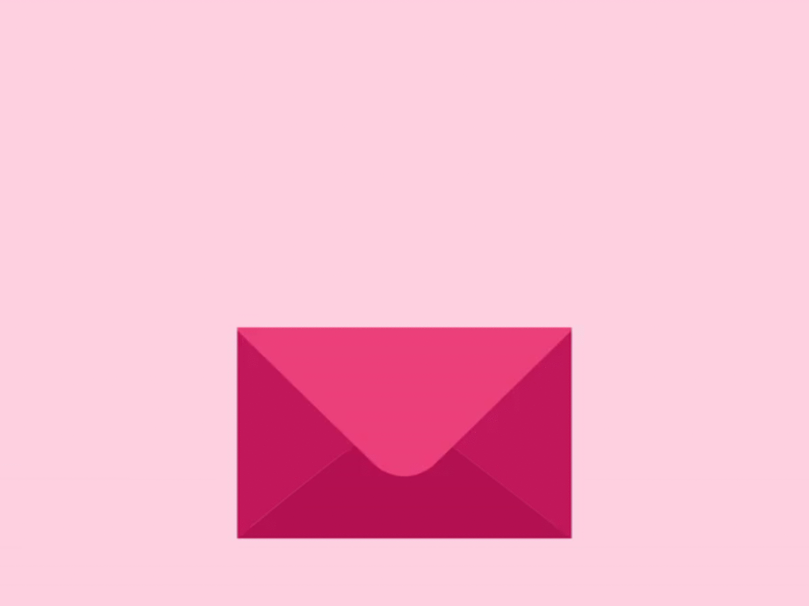 Hello Dribbble after effects animation design envelope opening flat gif hello dribbble micro interaction minimalist vector