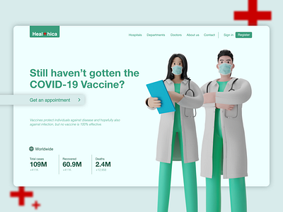 Hospital Landing Page