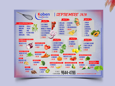 Koben Food Service Catalog Design