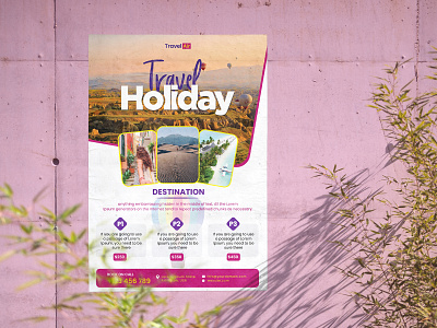 Travel Holiday Flyer Promotional Design