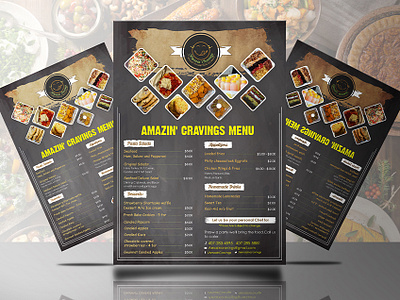 Modern Food Menu Design