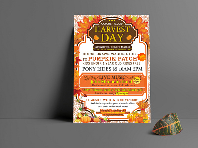 Harvest Day ad flyer design inspiration flyer design flyer template menu design agency menu template