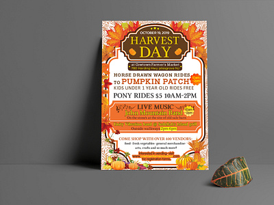Harvest Day ad flyer design inspiration flyer design flyer template menu design agency menu template