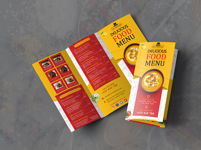 Delicious Food Menu brochure brochure layout brochure mockup brochure template food menu restaurant menu restaurant menu design