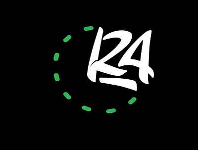 Time RA24 Radio24 24 bull clock green hours lettering logo logos music r radio time withe
