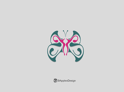 Endometriosi ::: Logo concept animal branding butterfly butterfly logo care design endometriosi illustration logo logos