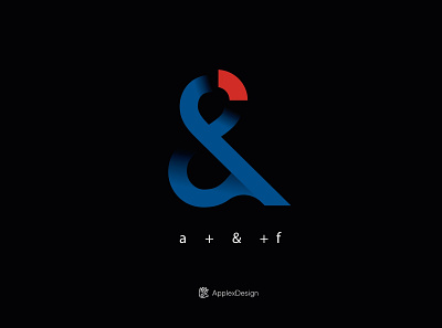 a&f a af branding design f illustration logo logos monogram typography vector