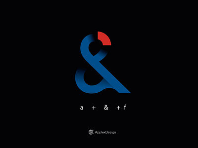 Vetor de A&F Initial logo. Ampersand monogram logo do Stock