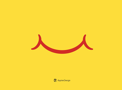 M Smile branding design illustration lettering logo logos m minimal onsale smile typography vector