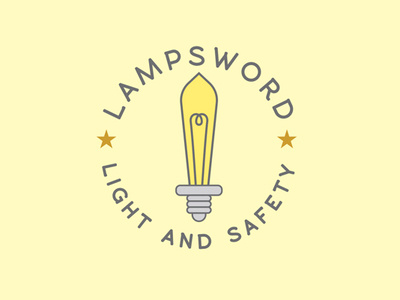 LampSword blade defence lamp light lightbulb safety security sword
