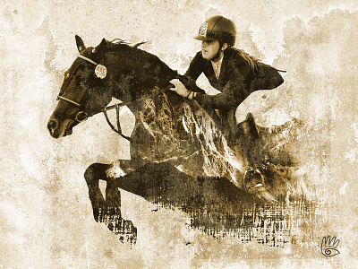 Fly High equestrian fly galloping horse horses jockey mixer mixing photo editing photoshop photoshop art rider synthesis