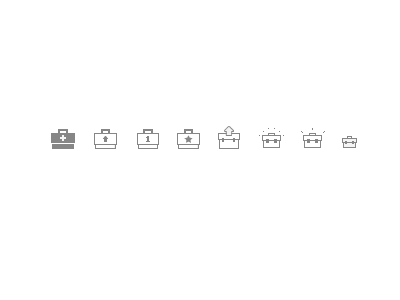 Boxes box clean icons minimal white