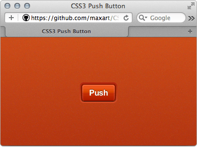 CSS3 Push Button button css3