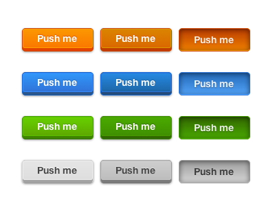 Mad Elements in pure CSS (2) blue buttons css css3 green grey madelements orange rogie