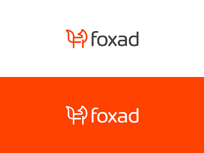 Foxad branding concept design flat fox fox logo foxes graphic graphic deisgn icon illustration inspiration logo minimal minimalist typography vector