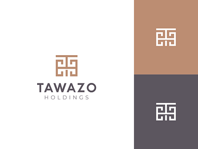 Tawazo branding concept design flat graphic graphic deisgn icon illustration logo minimal minimalist t logo typography vector