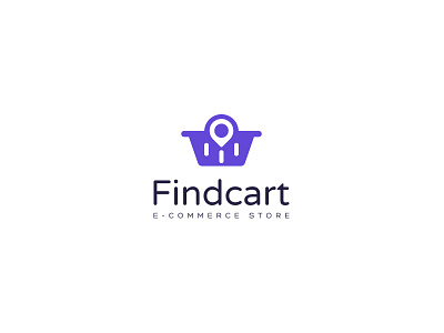 Findcart branding concept design flat graphic graphic deisgn icon illustration logo minimal minimalist shopping shopping basket typography vector