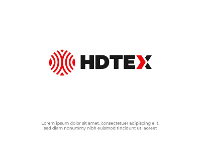 HDTEX branding concept design flat graphic graphic deisgn icon logo minimal minimalist vector