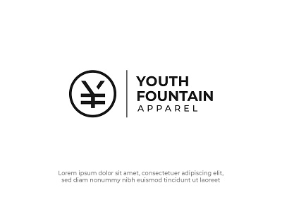 Youth Fountain branding concept design flat graphic graphic deisgn icon logo minimal minimalist typography vector