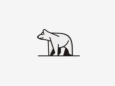 Bear animal bear bear logo branding conept creative design graphic graphic design minimal minimalist simple