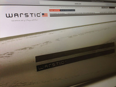 Warstic Bat Co web design update
