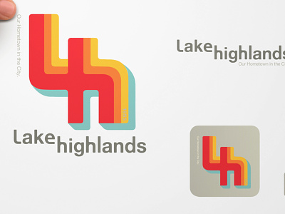 Lake Highlands Branding Concept 2b branding community logos