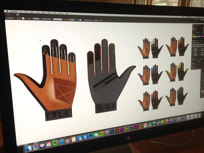 Warstic Batting Glove Design baseball branding logos product design