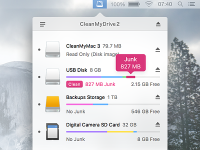 CleanMyDrive 2 cleanmydrive drive mac os macpaw manager ui ux
