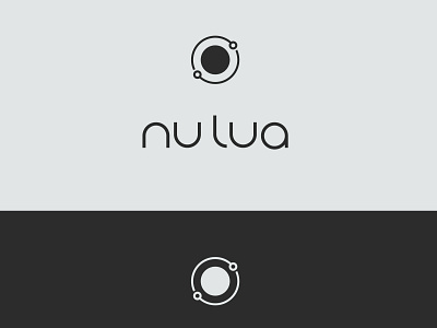 Nu Lua Logo Design brand branding design flat grid design illustration logo logodesign logotype minimal minimalist logo moon travel typography