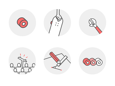 Some icons for my personal web design studio.