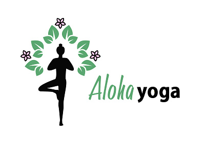 Alohayoga asana logo tree yoga