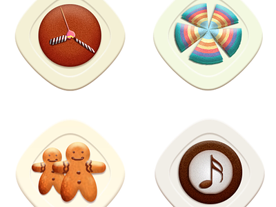 Mobil Icons —dessert style