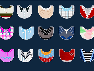 Cloth Icon Set