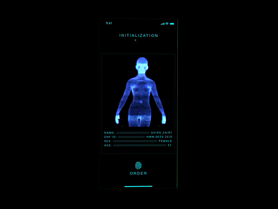 Future Augmented Body service like Tinder aftereffects animation app app design application cards ui cyberpunk figma future interaction design mobile motion principle shop ui video