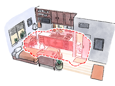 Parkplatz cars climate change homes housing housing crisis illustration parking parking lots