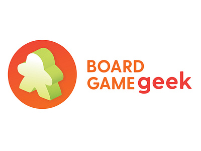 Board Game Geek Logo board game geek board games branding design icon logo meeple typography vector