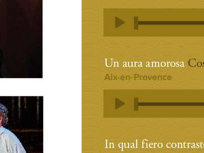 Audio Player adobe garamond classical music opera opera singer tenor web design