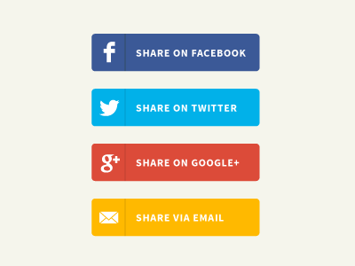 Social Share Buttons buttons facebook google plus share social media twitter