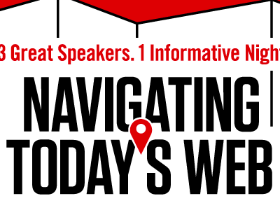 Navigating Today's Web conference speaking trade gothic tungsten web design web typography