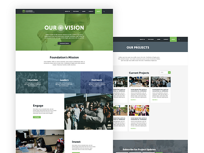 Foundation Website non profit responsive web design wordpress