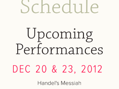 Schedule chaparral classical music mobile opera opera singer web design
