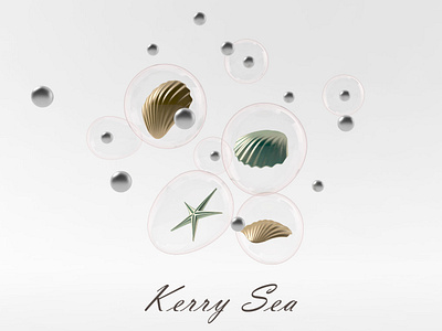 Kerry Sea 3d 3d design 3dart branding cinema 4d design graphic art web