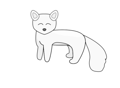 Arctic Fox 1 arctic fox fox illustration fox logo