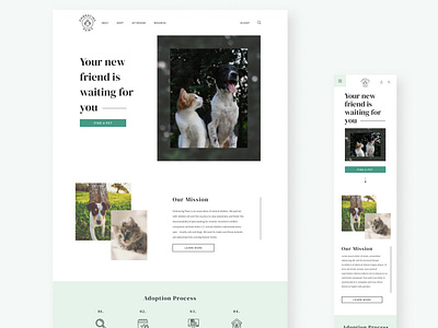 Animal Rescue Responsive UI