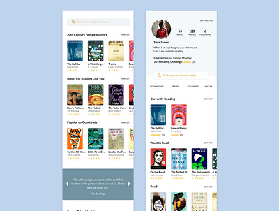 Goodreads Mobile Redesign