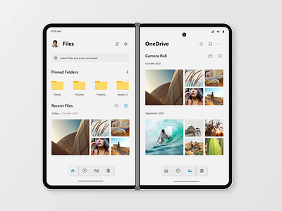 Surface Duo Files app