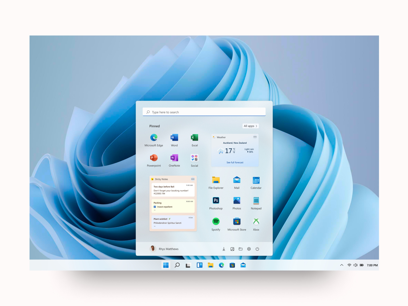Windows 11 Start Menu Widgets by Cage Ata on Dribbble