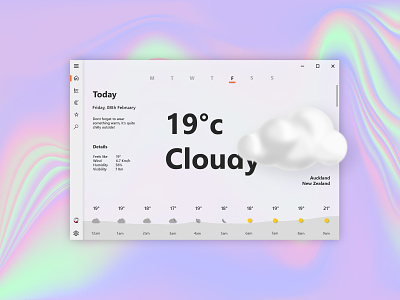 Windows 10 Weather app acrylic fluent design light microsoft uidesign weather app windows windows 10