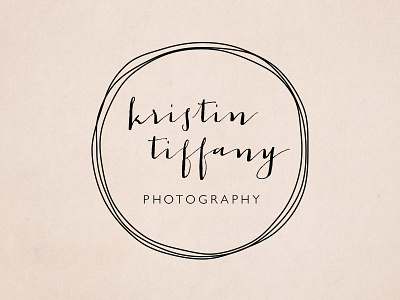 Kristin Tiffany Photography Logo doodle logo photography script